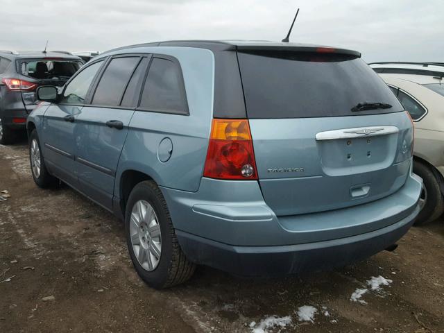 2A8GM48L88R602504 - 2008 CHRYSLER PACIFICA L BLUE photo 3