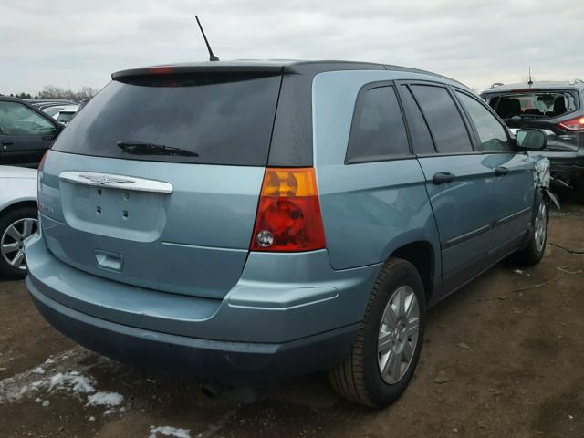 2A8GM48L88R602504 - 2008 CHRYSLER PACIFICA L BLUE photo 4