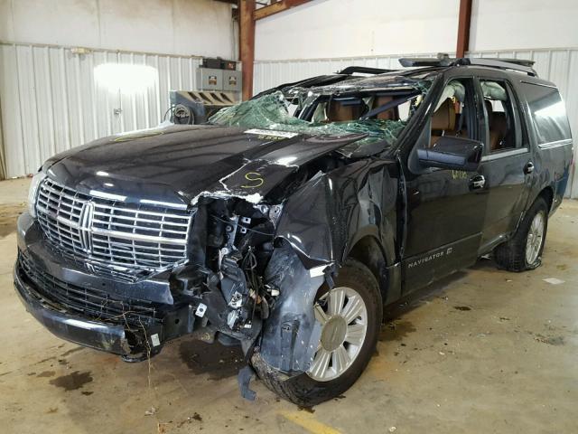 5LMJJ3H54EEL08830 - 2014 LINCOLN NAVIGATOR BLACK photo 2