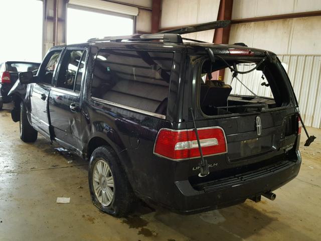 5LMJJ3H54EEL08830 - 2014 LINCOLN NAVIGATOR BLACK photo 3