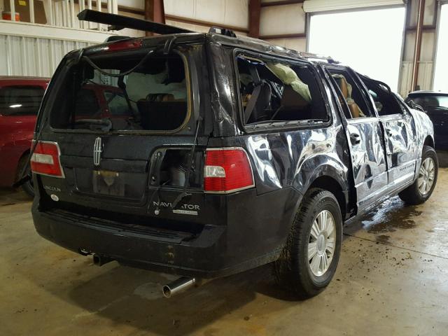 5LMJJ3H54EEL08830 - 2014 LINCOLN NAVIGATOR BLACK photo 4