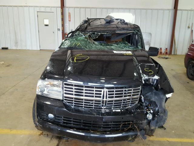 5LMJJ3H54EEL08830 - 2014 LINCOLN NAVIGATOR BLACK photo 9