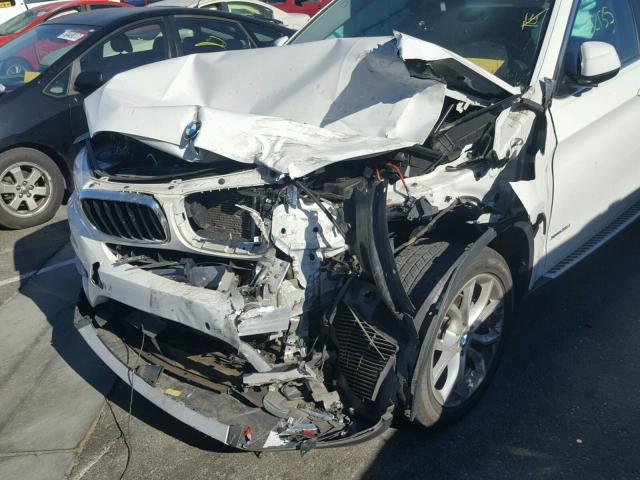 5UXKU2C53F0N76866 - 2015 BMW X6 XDRIVE3 WHITE photo 9