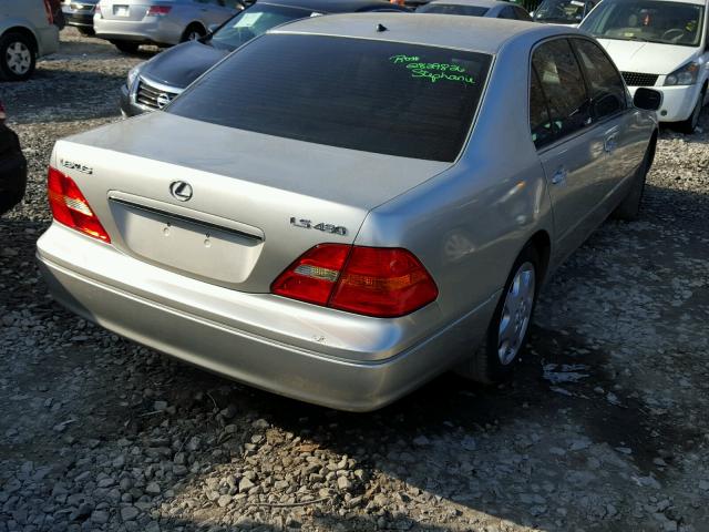 JTHBN30F530120511 - 2003 LEXUS LS 430 SILVER photo 4