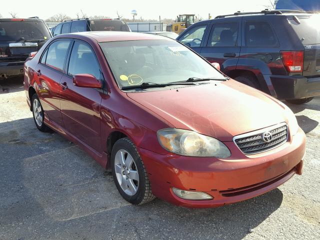 1NXBR32E95Z494105 - 2005 TOYOTA COROLLA CE BURGUNDY photo 1