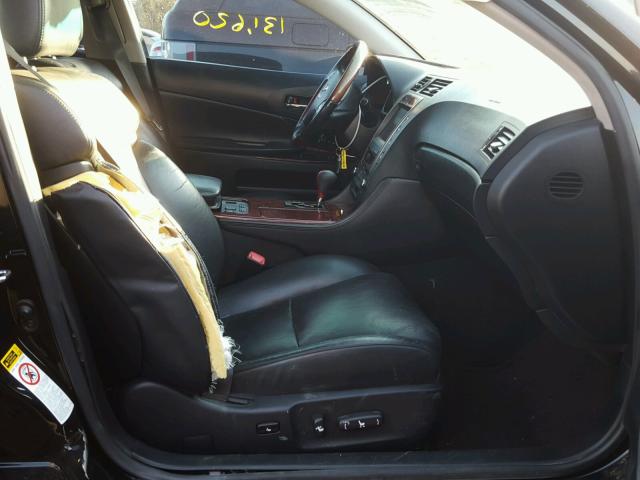 JTHBH96S065044900 - 2006 LEXUS GS GENERAT BLACK photo 5