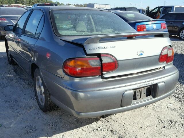 1G1NE52J53M632881 - 2003 CHEVROLET MALIBU LS 灰色 照片 3