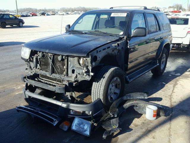 JT3HN86R2Y0259839 - 2000 TOYOTA 4RUNNER SR BLACK photo 2