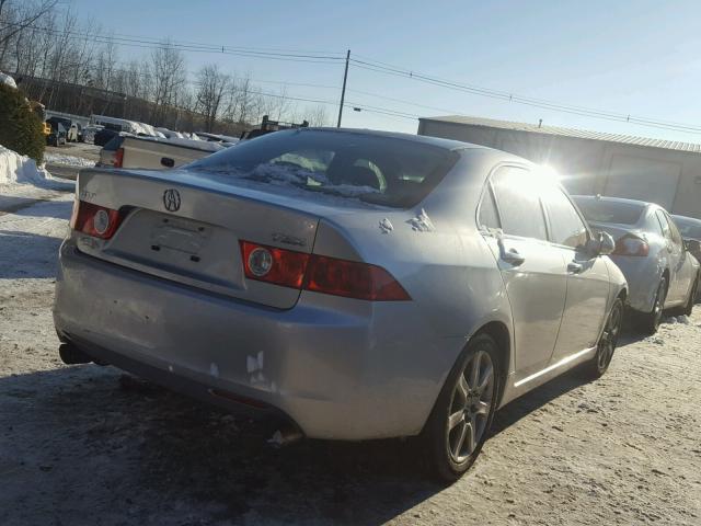JH4CL96984C017565 - 2004 ACURA TSX SILVER photo 4