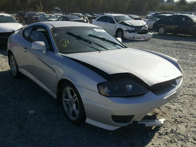 KMHHN65FX6U216312 - 2006 HYUNDAI TIBURON GT SILVER photo 1