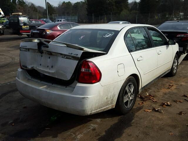 1G1ZT54874F186367 - 2004 CHEVROLET MALIBU LS WHITE photo 4