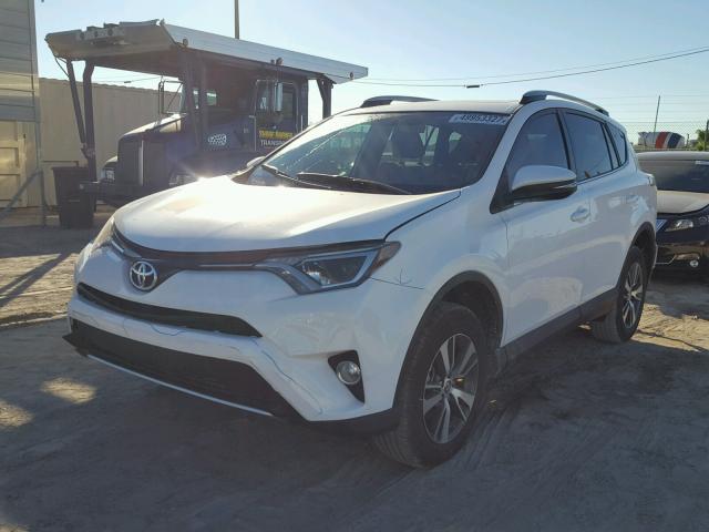 2T3WFREV1GW257773 - 2016 TOYOTA RAV4 XLE WHITE photo 2