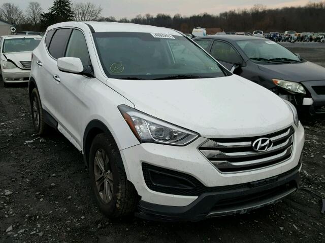 5XYZTDLB6FG281792 - 2015 HYUNDAI SANTA FE S WHITE photo 1