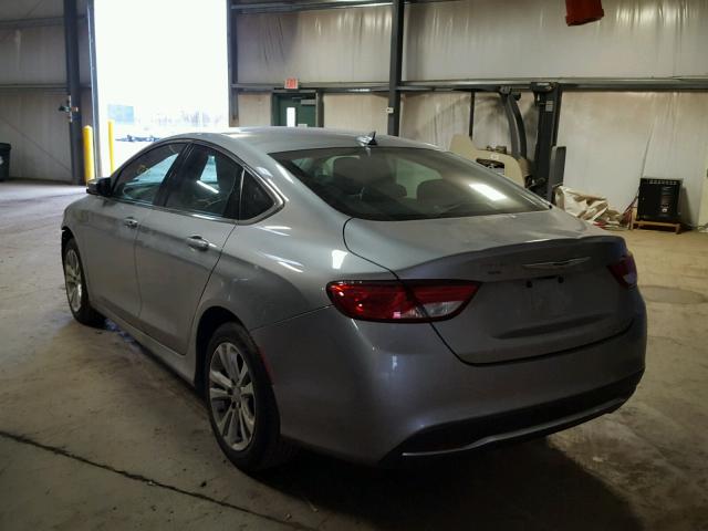 1C3CCCAB4HN500591 - 2017 CHRYSLER 200 LIMITE GRAY photo 3