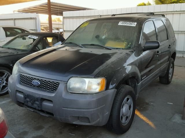 1FMYU01B32KC91264 - 2002 FORD ESCAPE XLS BLACK photo 2