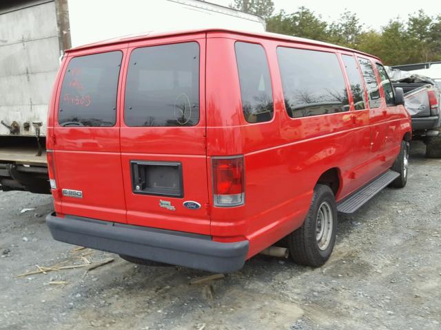 1FBSS3BL0BDB17525 - 2011 FORD ECONOLINE RED photo 4