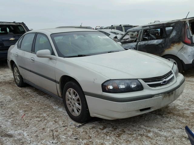 2G1WF52EX49311342 - 2004 CHEVROLET IMPALA CREAM photo 1