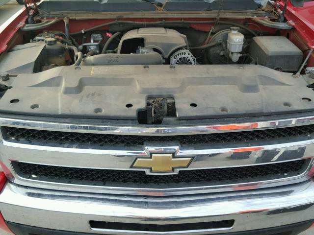 3GCPKSEA1BG106252 - 2011 CHEVROLET SILVERADO RED photo 7