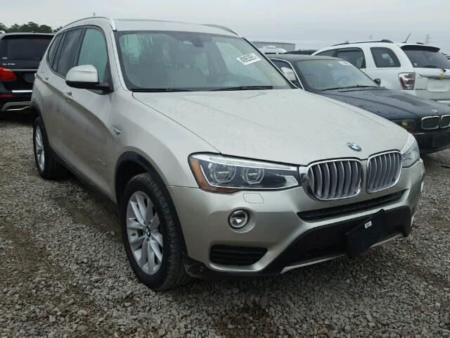 5UXWZ7C5XF0M83326 - 2015 BMW X3 SDRIVE2 Сұр фото 1