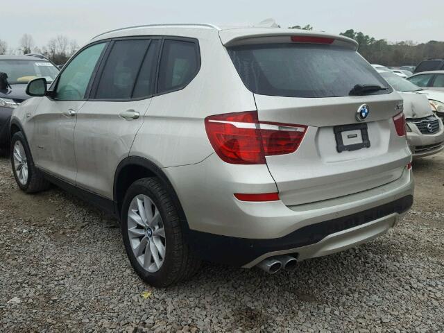 5UXWZ7C5XF0M83326 - 2015 BMW X3 SDRIVE2 GRAY photo 3