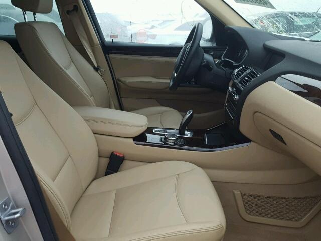 5UXWZ7C5XF0M83326 - 2015 BMW X3 SDRIVE2 Сұр фото 5