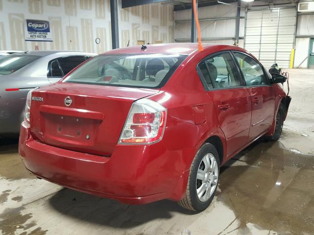 3N1AB61E79L615658 - 2009 NISSAN SENTRA 2.0 RED photo 4