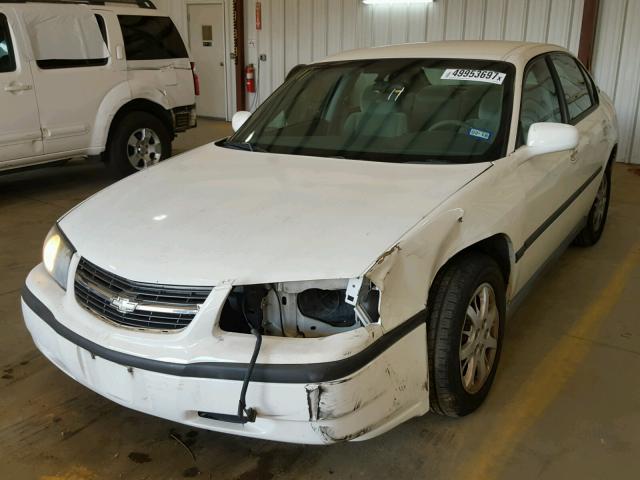 2G1WF52EX59157474 - 2005 CHEVROLET IMPALA WHITE photo 2