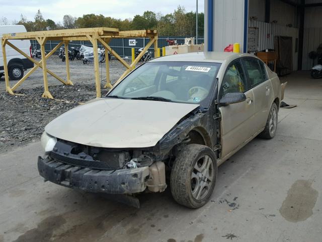 1G8AL52F83Z141290 - 2003 SATURN ION LEVEL GOLD photo 2