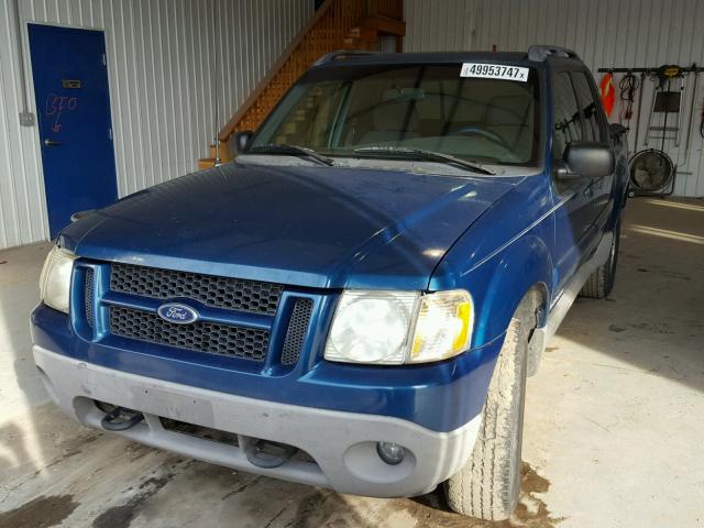 1FMZU77E52UB98913 - 2002 FORD EXPLORER S BLUE photo 2