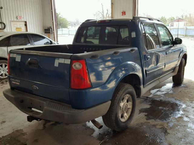 1FMZU77E52UB98913 - 2002 FORD EXPLORER S 蓝色 照片 4