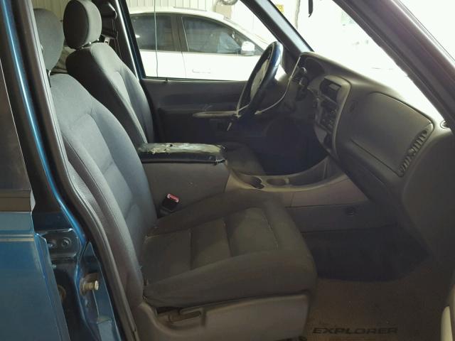 1FMZU77E52UB98913 - 2002 FORD EXPLORER S 蓝色 照片 5