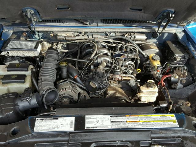 1FMZU77E52UB98913 - 2002 FORD EXPLORER S 蓝色 照片 7