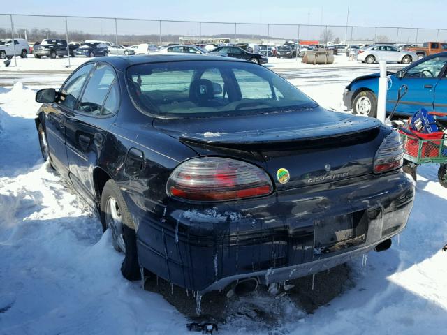 1G2WP52K5YF129883 - 2000 PONTIAC GRAND PRIX BLACK photo 3