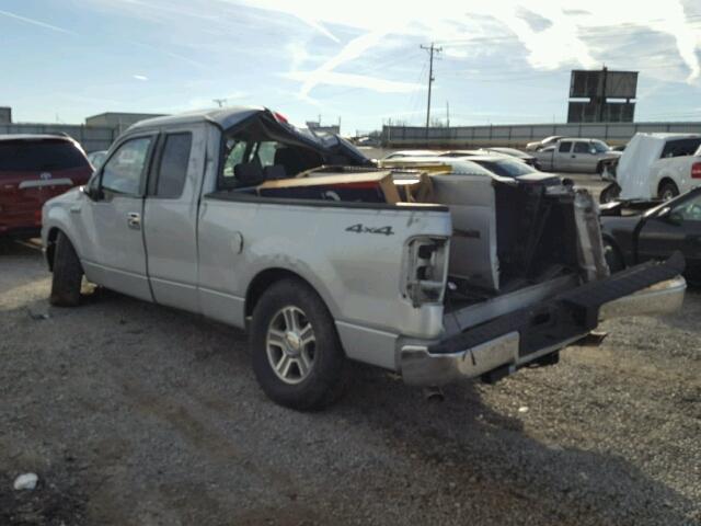 1FTRX14W67NA05644 - 2007 FORD F150 SILVER photo 3