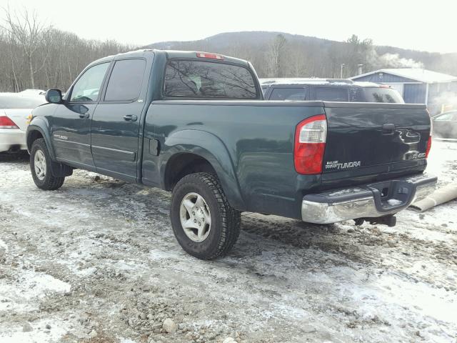 5TBDT44104S435342 - 2004 TOYOTA TUNDRA DOU GREEN photo 3