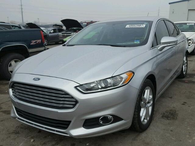 3FA6P0HR4DR257523 - 2013 FORD FUSION SE SILVER photo 2