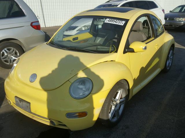 3VWCD31C64M413150 - 2004 VOLKSWAGEN NEW BEETLE Sarı foto 2