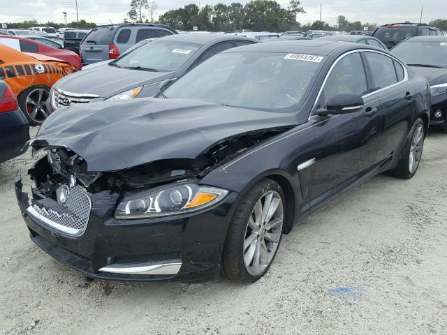 SAJWA0HBXCLS26631 - 2012 JAGUAR XF PORTFOL BLACK photo 2