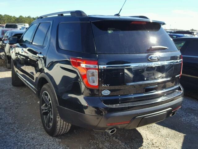 1FM5K7D80FGB07229 - 2015 FORD EXPLORER X BLACK photo 3