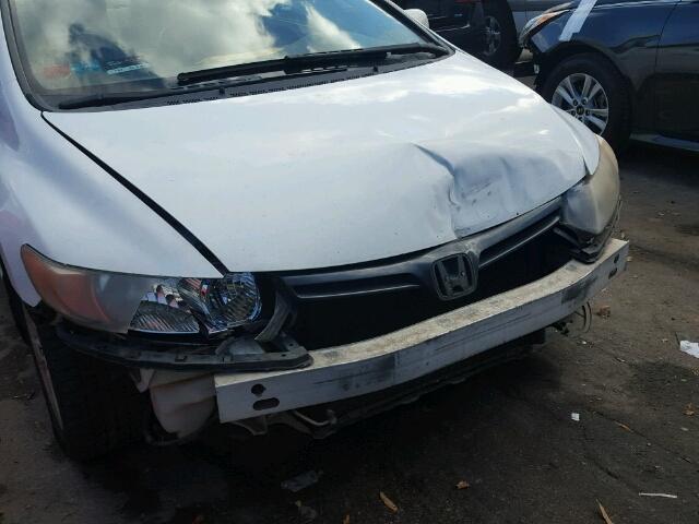 2HGFG12826H548523 - 2006 HONDA CIVIC EX WHITE photo 9