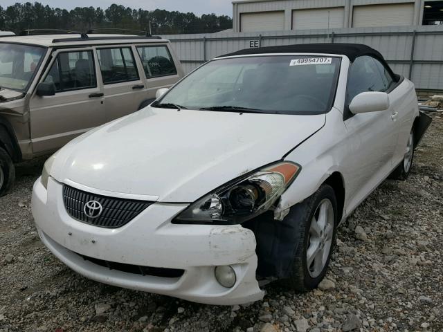 4T1FA38P65U064565 - 2005 TOYOTA CAMRY SOLA WHITE photo 2