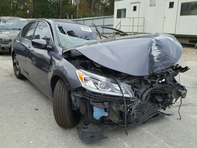 1HGCR2F35GA029838 - 2016 HONDA ACCORD LX GRAY photo 1