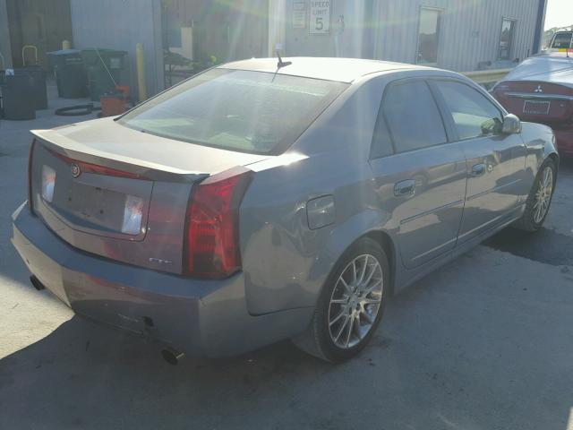 1G6DP577470159033 - 2007 CADILLAC CTS HI FEA BLUE photo 4