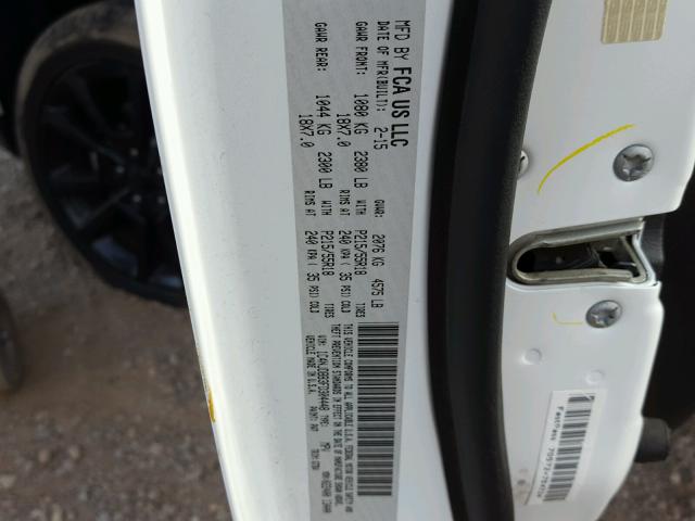 1C4NJDBB3FD304448 - 2015 JEEP COMPASS SP 白色 照片 10