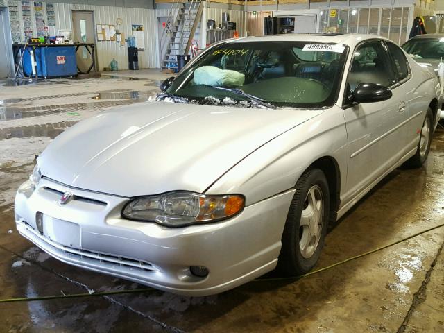 2G1WX15K649214422 - 2004 CHEVROLET MONTE CARL SILVER photo 2