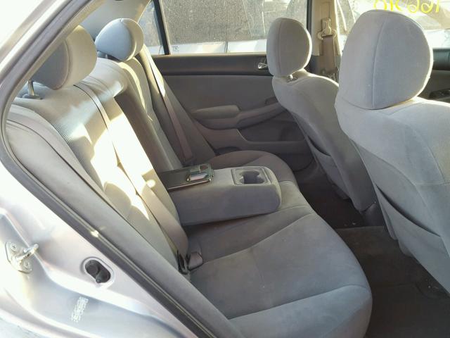 1HGCM66306A044493 - 2006 HONDA ACCORD LX SILVER photo 6