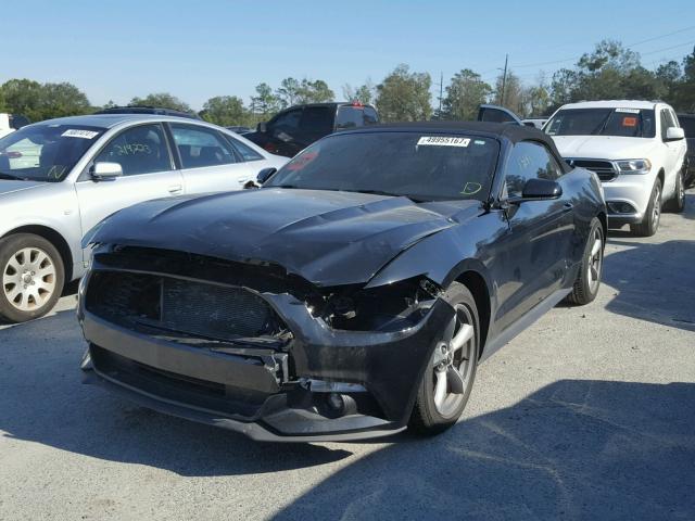 1FATP8EM9G5335781 - 2016 FORD MUSTANG BLACK photo 2