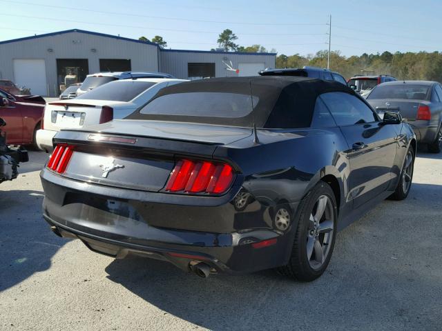 1FATP8EM9G5335781 - 2016 FORD MUSTANG BLACK photo 4