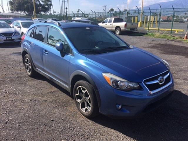 JF2GPAVC0E8216430 - 2014 SUBARU XV CROSSTR BLUE photo 1