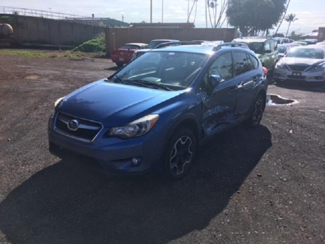 JF2GPAVC0E8216430 - 2014 SUBARU XV CROSSTR BLUE photo 2